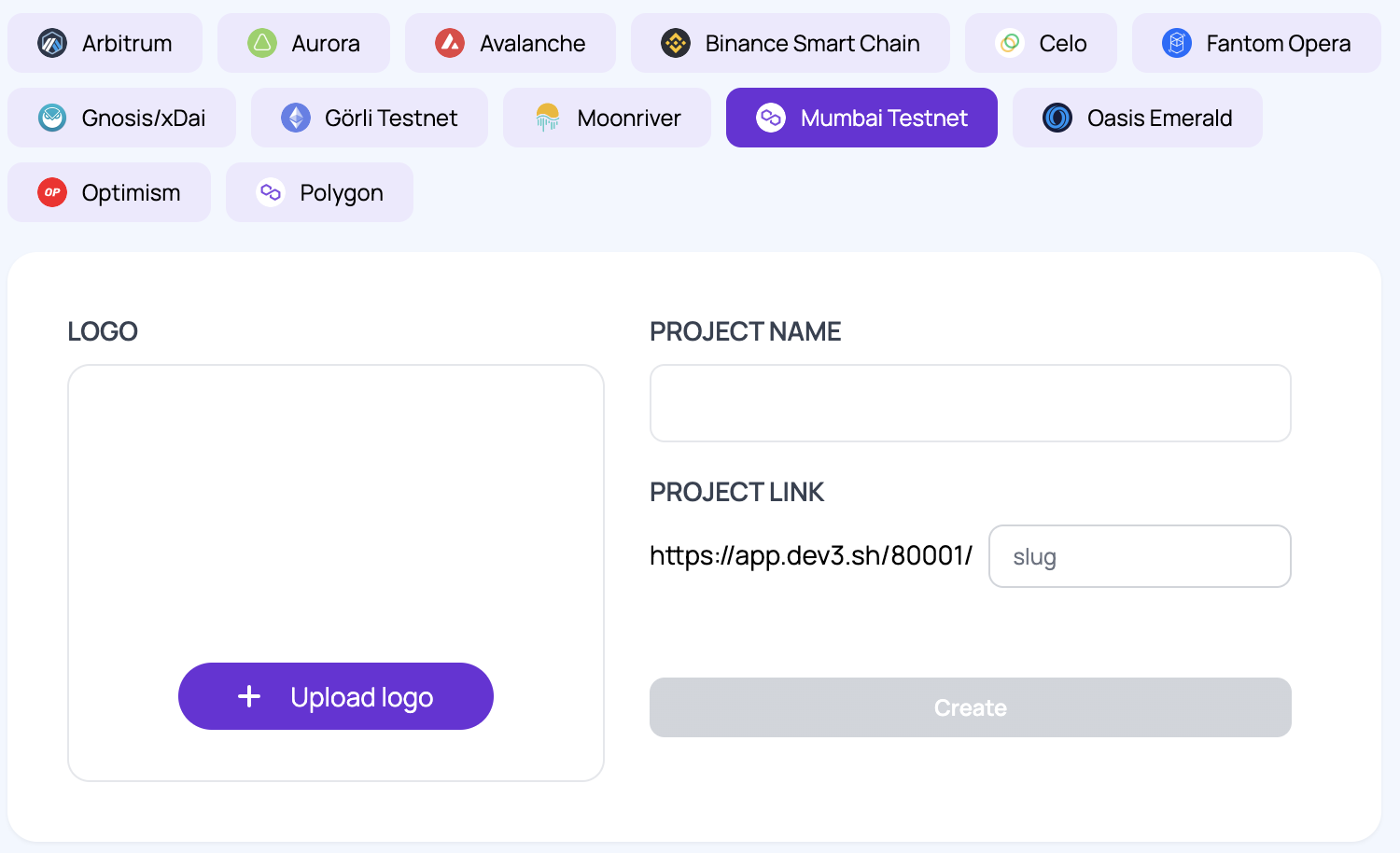 how to create web3 blockchain dapp for free